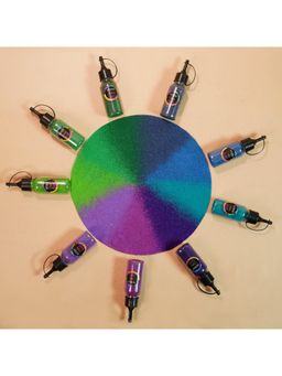 Island Rangoli - Neer - Set Of 9 Colour Bottles
