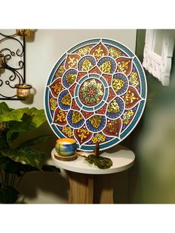 Island Rangoli - Smridhi Mandala - 16 Inches (Sd 16-A) Handcrafted Mandala Art