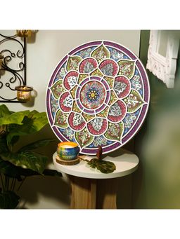 Island Rangoli - Smridhi Mandala - 16 Inches (Sd 16-B) Handcrafted Mandala Art