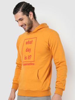 Campus Sutra - Men Printed Full Sleeve Hoodie