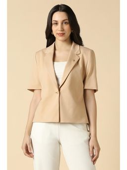 Allen Solly - Women Beige Blazer