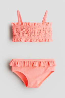 H&M - Girls Pink Frill-Trimmed Bikini