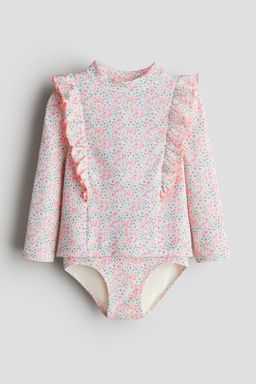 H&M - Girls Multi-Color Printed Swim Set