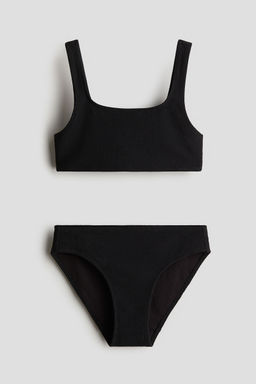 H&M - Girls Black Textu Bikini