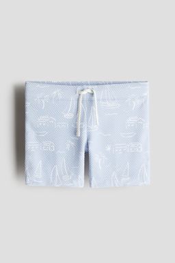 H&M - Boys Blue Patterned Swimming Trunks