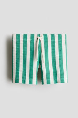 H&M - Boys Green Patterned Swimming Trunks