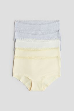 H&M - Girls 5-Pack Hipster Briefs