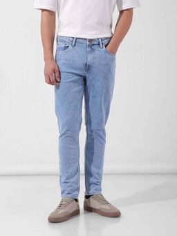 The Indian Garage Co - Men Blue Solid Slim Fit Jeans