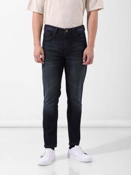 The Indian Garage Co - Men Black Solid Slim Fit Jeans