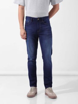 The Indian Garage Co - Men Blue Solid Slim Fit Jeans