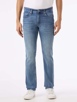 Pepe Jeans - Men Blue Solid Slim Fit Jeans