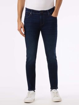 Pepe Jeans - Men Navy Blue Solid Slim Fit Jeans