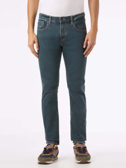 Pepe Jeans - Men Blue Solid Slim Fit Jeans