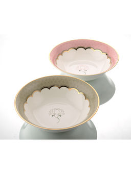 Kaunteya - Pichwai - Serving Bowl Green