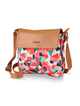 Fastrack - Multicolored Polyester Canvas Sling Bag