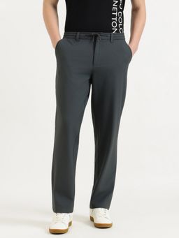 United Colors of Benetton - Straight Fit Solid Trousers