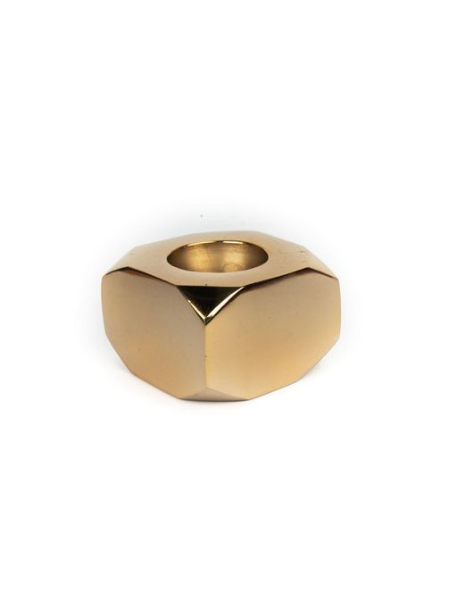 The Pitara Project T-Light Holder Solid Gold Square