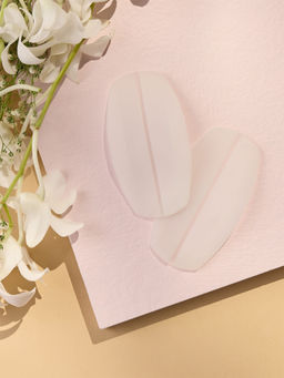 Nykd by Nykaa - Silicone Cushion Straps - Transparent (Free Size)-NYA011