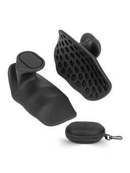 Body Smith - Black Silicone Gym Hand Grips (Pack of 2)