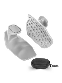 Body Smith - Grey Silicone Gym Hand Grips (Pack of 2)