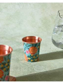 Chumbak - Marigold Small Copper Tumbler