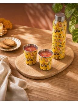 Chumbak - Pixel Paisley Drinkware Gift Pack Of 3