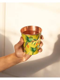 Chumbak - Summer Serenade Serenade Copper Tumbler, 280Ml
