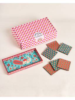 Chumbak - Blooming Buds Serveware Gift Pack Of 6