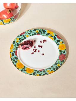Chumbak - Palace Memoirs Rani Bagh Dinner Plate, 10"Dia