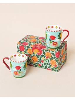 Chumbak - Palace Memoirs Royal Tusker Mugs Gift Pack - Pack Of 2, 330Ml