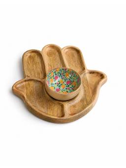 Chumbak - Rani Bagh Hamsa Chip & Dip Platter Gift Set