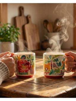 Chumbak - Cups Of Joy Gift Pack Of 2 Comes In A Gift Box
