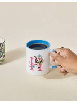 Chumbak - H Gloss Finish Hornbill Mug
