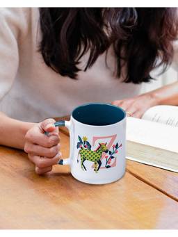 Chumbak - Z Gloss Finish Zebra Mug