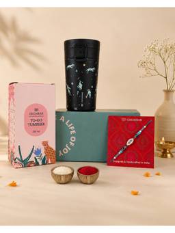 Chumbak - Sip, Cheer & Celebrate Gift Pack Of 2 - Threads Of Joy
