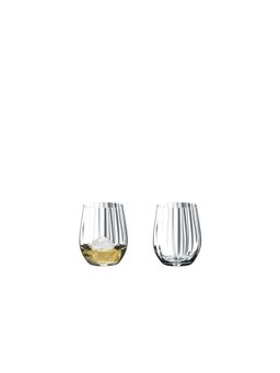 Riedel - Crystal Clear Optical O Whisky Glasses - 337ml (Pack of 2)