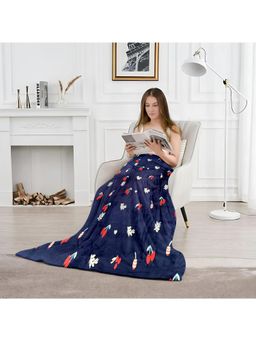 Cortina - Blue Cherry Premium Plush 250 Gsm Lightweight Soft Blanket