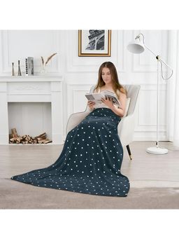 Cortina - Black Triangle Premium Plush 250 Gsm Lightweight Soft Blanket