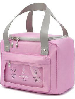 House of Quirk - Womens Pink Reusable Lunch Box Bag