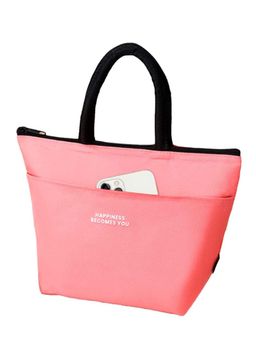 House of Quirk - Pink Lunch Tote Bag