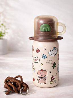 Little Surprise Box - Brown Teddy Cuplid Series Stainless Steel Water Bottle - 500ml