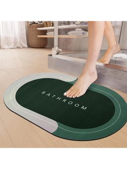 Cortina - Green Premium Silicon Super Absorbent Soft Quick Dry Bath Mats