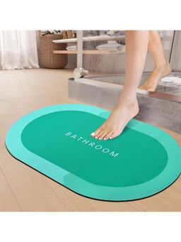 Cortina - Turquoise Premium Silicon Super Absorbent Soft Quick Dry Bath Mats