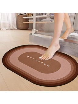 Cortina - Brown Premium Silicon Super Absorbent Soft Quick Dry Bath Mats