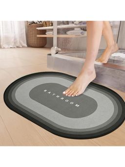 Cortina - Grey Premium Silicon Super Absorbent Soft Quick Dry Bath Mats