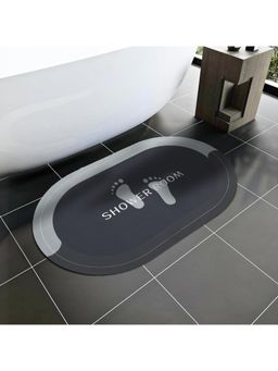 Cortina - Grey Premium Silicon Super Absorbent Soft Quick Dry Bath Mats