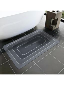 Cortina - Grey Premium Silicon Super Absorbent Soft Quick Dry Bath Mats