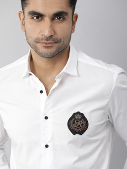 Rare Rabbit - White Casual Shirt