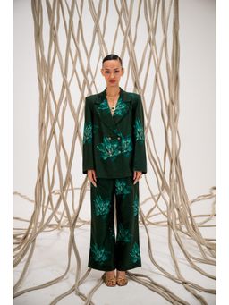 The Dramebaaz Company - Green Lushmore Blazer