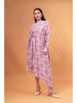 TheRealB - Linen High Low Midi Dress